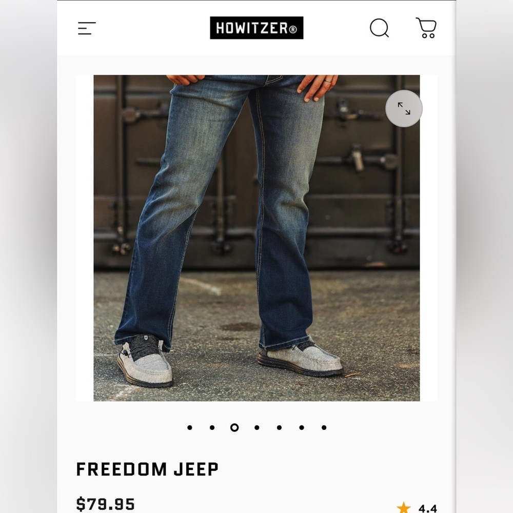 Freedom Men's Slim Fit Dark Blue Jeans